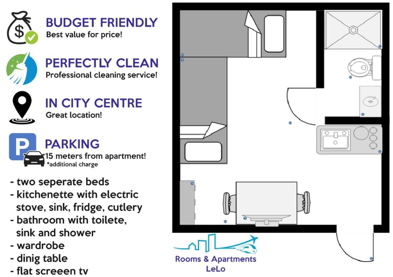 Budget Apartment Lelo Center1 Осиек Екстериор снимка